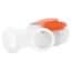 Eldon James SeriesLock® Quick-Disconnect Fitting, Sanitary Flange Body, Kynar PVDF, Non-Valved, Viton O-Ring, SS Spring, Medium, 3/4" Sanitary & 1/4" ID