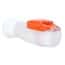 Eldon James SeriesLock® Quick-Disconnect Fitting, Sanitary Flange Body, Kynar PVDF, Non-Valved, Viton O-Ring, SS Spring, Medium, 3/4" Sanitary & 1/4" ID
