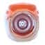 Eldon James SeriesLock® Quick-Disconnect Fitting, Sanitary Flange Body, Polysulfone, Valved, Silicone O-Ring, SS Spring, Medium, 3/4" Sanitary & 1/4" ID
