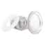 Eldon James SeriesLock® Quick-Disconnect Fitting, Sanitary Flange Insert, Polysulfone, Non-Valved, Medium, 3/4" Sanitary & 3/8" ID