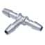 Eldon James Hose Barb Fitting, Tee Union, Stainless Steel, 3/4" ID; 1/Each
