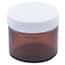 Environmental Express Straight-Side Glass Jar, Level 1, Amber, 60 mL; 24/CS