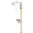 Guardian Equipment Combination Safety Shower with Eyewash, Stainless Steel Bowl and Shower Head