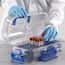 Heathrow Scientific DuraPorter™ Sample Carrier, transparent red polycarbonate, 1/ea