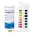 Hydrion 9800 plastic pH indicator strips, 0.0 to 14.0, flip top vial packaging