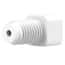Idex Flanged Fitting Kit, 1/16" and 1/8" OD Tubing, 1/4-28 Flat-Bottom