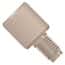 Idex Threaded Adapter, PEEK, 0.050" ID, 1/4-28 Flat Bottom (F) to 10-32 Flat Bottom (M)