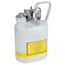 Justrite 12160 Quick-Disconnect Disposal Can, Polypropylene Fitting, 1 Gal