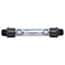 Koflo 1/2-40C-4-6-2 Clear PVC schedule 40 pipe mixer; 1/2" NPT(M), 6 elements