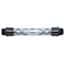Koflo 1-40C-4-6-2 Clear PVC schedule 40 pipe mixer; 1" NPT(M), 6 elements