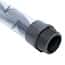 Koflo 2-40C-4-6-2 Clear PVC schedule 40 pipe mixer; 2" NPT(M), 6 elements