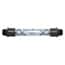 Koflo 3/4-40C-4-6-2 Clear PVC schedule 40 pipe mixer; 3/4" NPT(M), 6 elements