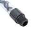 Koflo 3/8-40C-4-12-2 Clear PVC schedule 40 pipe mixer; 3/8" NPT(M), 12 elements