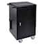 Luxor LLTM30-B 30-Tablet/Chromebook Charging Cart, Black