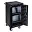 Luxor LLTP18-B 18-Laptop/Chromebook Charging Cart, Black