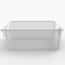 Luxor Stackable Storage Bins, Large, Clear; 4/Pk