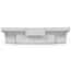 Luxor Stackable Storage Bins, Small, Gray; 8/Pk
