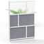 Luxor Modular Room Divider Wall System, Add-On Wall, 53" x 70"; 2/Pk