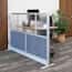 Luxor Modular Room Divider Wall System, Starter Wall, 70" x 48"; 2/Pk