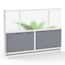 Luxor Modular Room Divider Wall System, Add-On Wall, 70" x 48"; 2/Pk