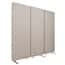 Luxor reclaim™ Acoustic Room Dividers, Light Gray, 3 Panels