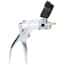 Hand-operated vacuum/pressure pump, 15 mL/stroke, zinc alloy body SKU 7930101