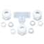 PharmaFluor Compression Fitting, Tee Union, PFA, 1/8" OD