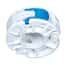 PharmaLok Hygienic Union TC Clamp, Glass-Reinforced White Nylon Blue Lever, 0.5” (12.7 mm) to 0.75” (19.0 mm)