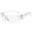 Radnor Classic Gray Frameless Safety Glasses with Gray Polycarbonate Anti-Scratch Lens