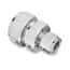 Superlok USA Reducing Union, 3/8" X 1/4", Stainless Steel; 1/Each