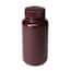 Thermo Scientific Nalgene DS2185-0016 Wide-Mouth Amber Economy Bottle, HDPE, 500 mL, 48/pk
