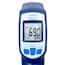 Traceable Circle Laser Infrared Thermometer with Type K Probe; Adjustable Emissivity