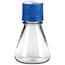 TriForest FPC0125S Flat-Base Sterile Erlenmeyer Shaker Flask, PC, 125 mL; 144/CS