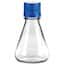 TriForest FPC0250S Flat-Base Sterile Erlenmeyer Shaker Flask, PC, 250 mL; 72/CS