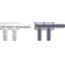 Value Plastics Fitting Manifold, Hose Barb Union, Polypropylene, 3-Port, 200 Series Barb, 1/8" ID; 25/Pk