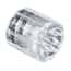 Value Plastics Luer Fitting, Finger Snap Luer Lock Ring, Clear Polycarbonate; 25/Pk