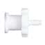 Value Plastics Luer to Hose Barb Fitting, Straight Adapter, White Nylon, Female Luer Thread x 200 Series Barb 1/16" ID; 25/Pk
