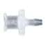 Value Plastics Luer to Hose Barb Fitting, Straight Adapter, Polypropylene, Female Luer Thread x 200 Series Barb 3/32" ID; 25/Pk