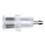 Value Plastics Luer to Hose Barb Fitting, Straight Adapter, Clear Polycarbonate, Female Luer Thread Panel Mount 1/4-28 UNF x 200 Series Barb 1/16" ID; 25/Pk