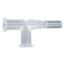 Value Plastics Luer Fitting, Tee Adapter, Polypropylene, Female Luer Thread x Female Luer Thread x Male Luer Slip; 25/Pk