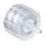 Value Plastics Luer to Hose Barb Fitting, Straight Adapter, Polypropylene, Male Luer Integral Lock Ring x 200 Series Barb 3/32" ID; 25/Pk
