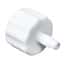 Value Plastics Luer to Hose Barb Fitting, Straight Adapter, White Nylon, Male Luer with Integral Lock Ring x 400 Series Barb 3/32" ID; 25/Pk