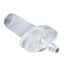 Value Plastics Luer to Hose Barb Fitting, Straight Adapter, Polypropylene, Male Luer Slip x 200 Series Barb, 1/16" ID; 25/Pk