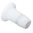 Value Plastics Fitting, Sanitary to 600 Series Barb Adapter, Straight, PVDF, 1-1/2" Sanitary x 600 Series Barb 1"ID; 100/Pk