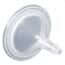Value Plastics Fitting, Sanitary to 600 Series Barb Adapter, Straight, Polypropylene, 1-1/2" Sanitary x 1/4" ID; 100/Pk