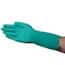 Vanguard Safety Nitrile Unlined Gloves, 11 mil, 13" Cuff, Green, Medium; 144/CS