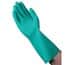 Vanguard Safety Nitrile Unlined Gloves, 11 mil, 13" Cuff, Green, Medium; 144/CS