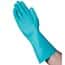 Vanguard Safety Nitrile Flock Lined Gloves, 15 mil, 13" Cuff, Green, Extra-Large; 144/CS