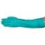 Vanguard Safety  Nitrile Unlined Gloves, 22 mil, 18" Cuff, Green, Medium; 72/CS