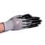 Vanguard Safety G11C110 Flat Nitrile Coated Nylon Knit Gloves, Gray/Black, XL; 144 Pairs/CS